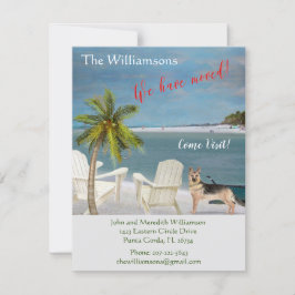 Flytta vi har flyttat till Hund strutssegment Meddelande