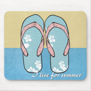Flyttad flipflops Mousepad Musmatta