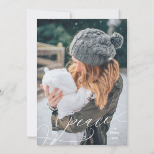 Flyttad fredsuppläggning julkort