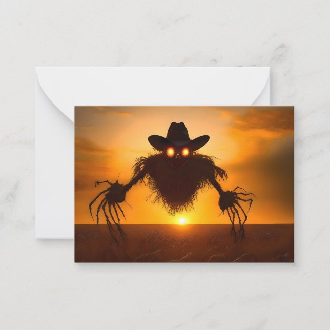 FLYTTANDE FÅGELSKRÄMMELSE ANTECKNINGSKORT (Framsida)