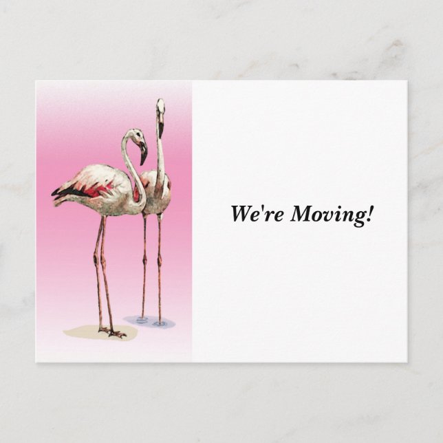 Flyttar - Byter hem - Brevkort Meddelande Vykort (Framsida)