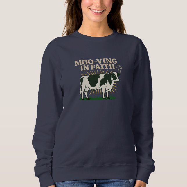 Flyttar i tro - Kristna T Shirt (Framsida)