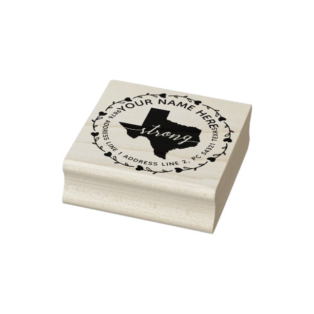 Flyttar returadress Stark Texas Stämpel (Stämpel)