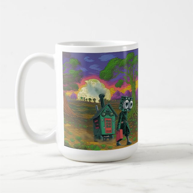 Flyttar vidare kaffemugg (Vänster)