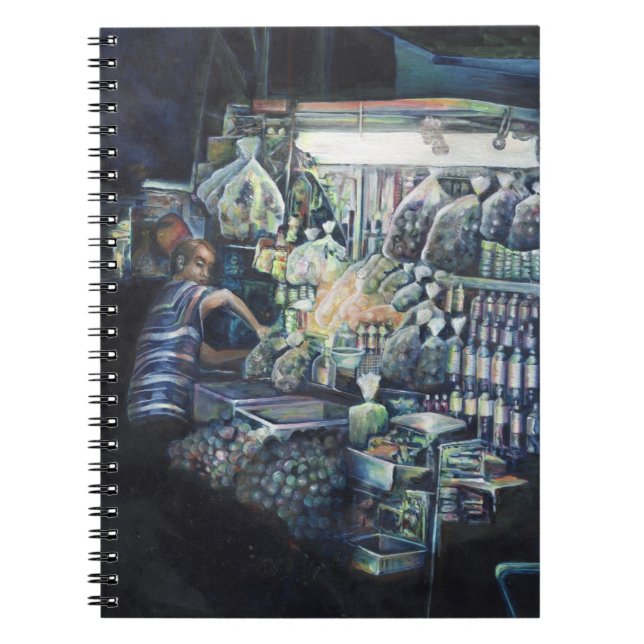 Flyttat målet, Singapore Anteckningsbok Med Spiral (Framsidan)