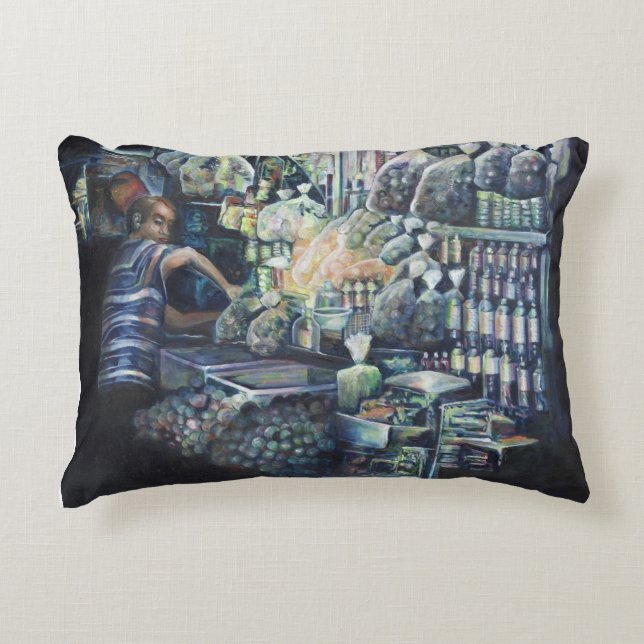 Flyttat målet, Singapore Prydnadskudde (Framsidan)