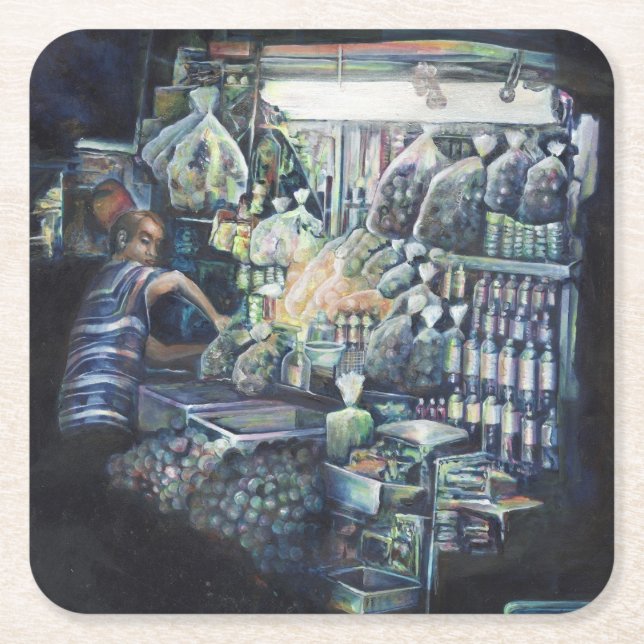 Flyttat målet, Singapore Underlägg Papper Kvadrat (Framsidan)