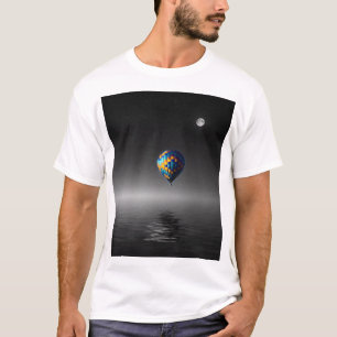 Flyttbar ballongs selektiva minimalistiska fotogra t shirt