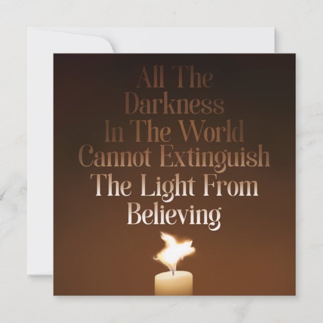 Flyttbara hälsningskort för ljus i Gris Kort (Framsida)