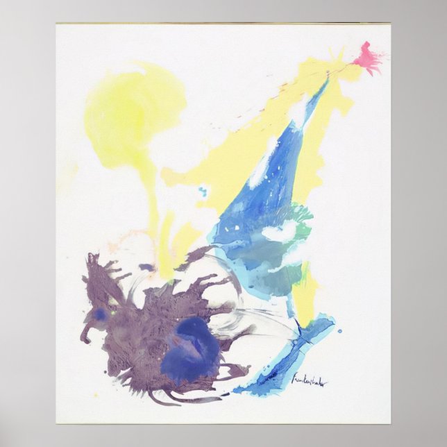 Flyttdag - 1961   - Helen Frankenthaler Poster (Framsidan)
