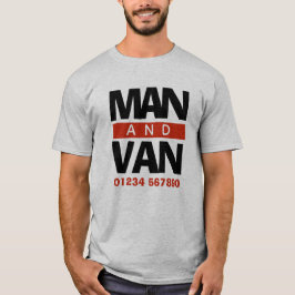 Flyttfirma, bud eller skåpbilschaufför t shirt