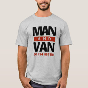 Flyttfirma, bud eller skåpbilschaufför t shirt