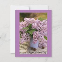 Flyttkort för fast hälsning i lycklig Mors dag