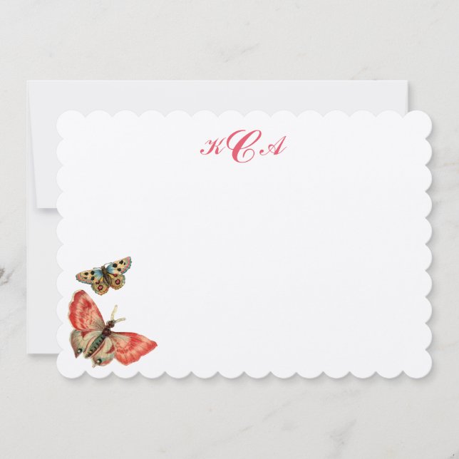 Flyttkort för Vintage Inbjudningar (Framsida)