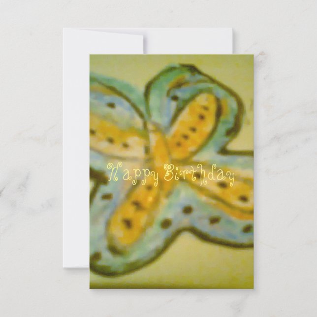 Flyttkort från fjäril (Framsida)