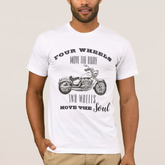 Flyttning för två hjul soulen t shirt