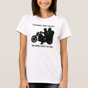 Flyttning för två hjul soulen t-shirt
