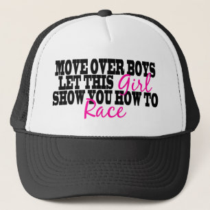 Flyttning över pojkar ..... truckerkeps