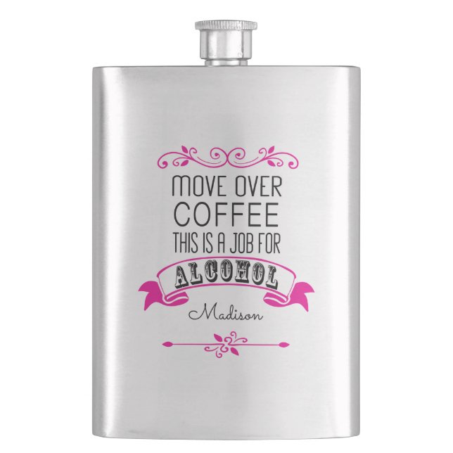 Flyttningen över kaffe, detta är ett jobb för fickplunta (Framsidan)