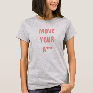 Flyttningen parkerar tee shirt