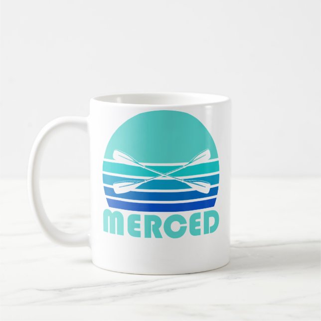 Flyttrip Merced Flodrafting Paddling Tubing Kaffemugg (Vänster)