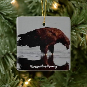 Flyway i Mississippi: Flyway Dreaming Julgransprydnad Keramik