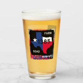 FM 1385 Rd, Aubrey, Texas, Beer Glass Glaskopp