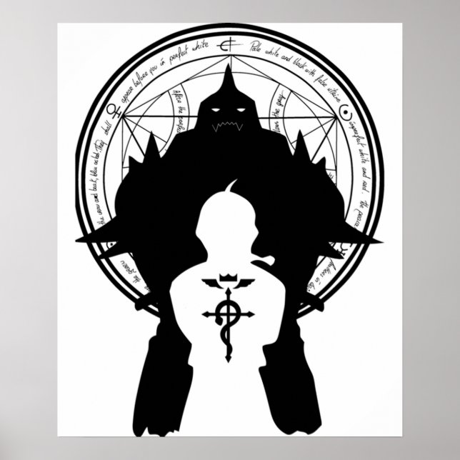 FM Alchemist Classic Fullmetal Family Family Essen Poster (Framsidan)