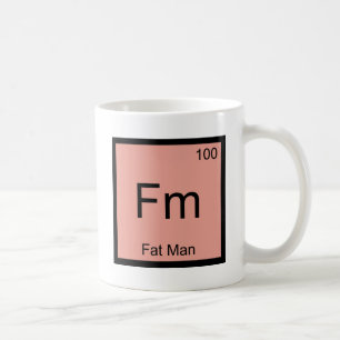 Fm - fet T-tröja för symbol för mankemiinslag Kaffemugg