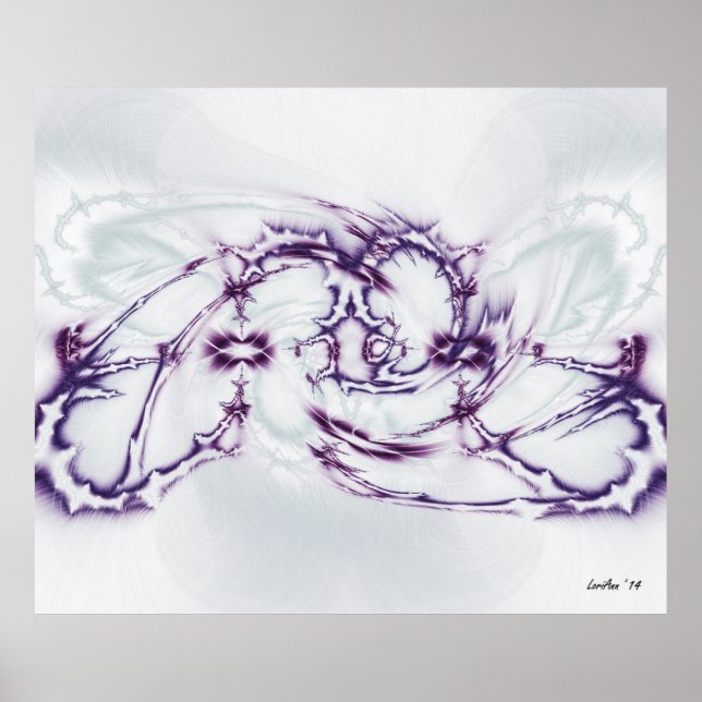 FM - Violet & Teal 3 Poster (Framsidan)