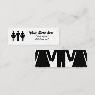 FMF-telefonkort Mini Visitkort