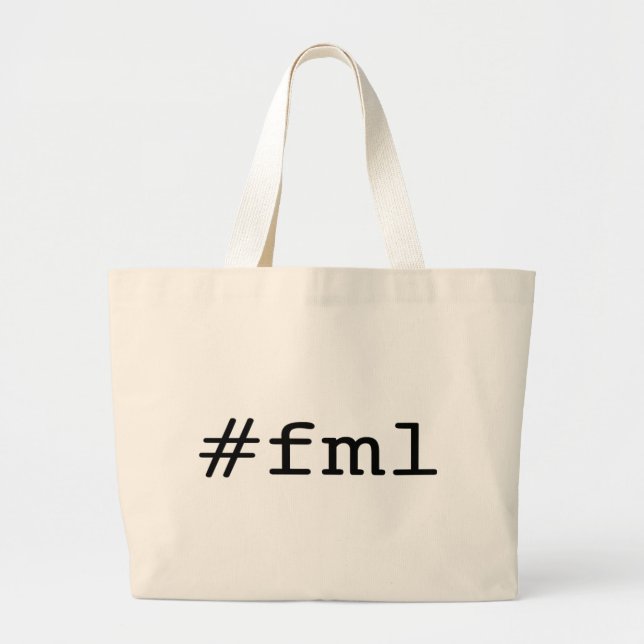 FML (hashtag) Jumbo Tygkasse (Framsidan)
