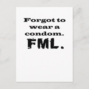FML-kondom Vykort