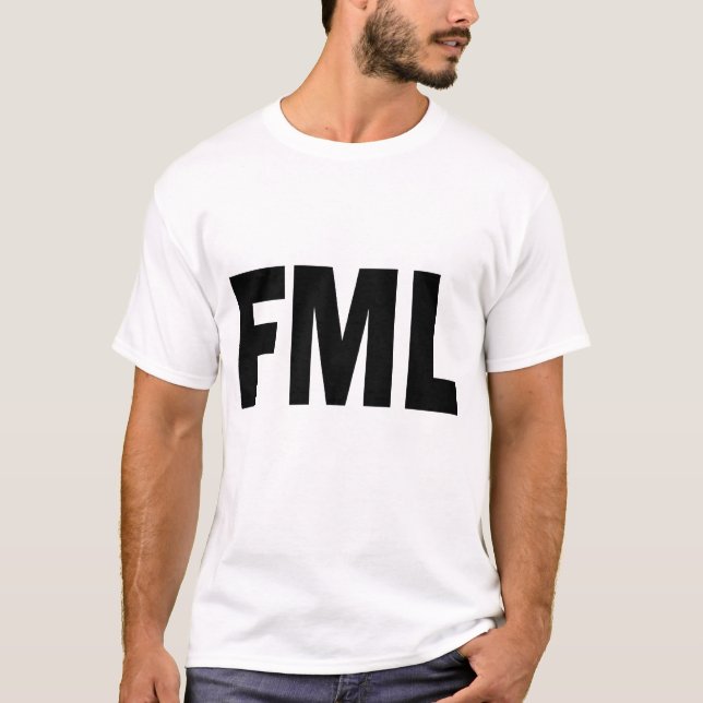 FML-vitskjorta T Shirt (Framsida)