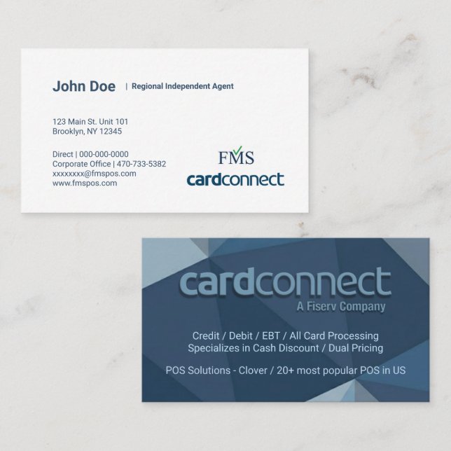 FMS Agent  Visitkort (Fram/baksida)