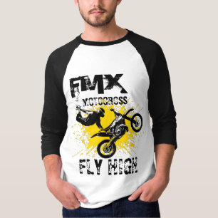 FMX-motocross-flygning hög T Shirt