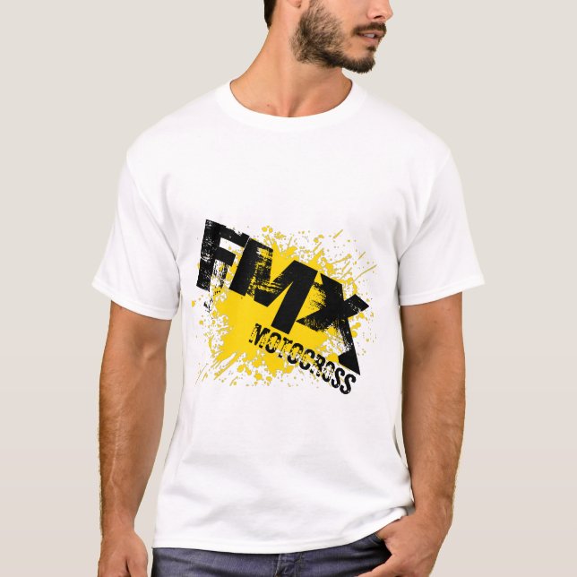 FMX Motocross T Shirt (Framsida)