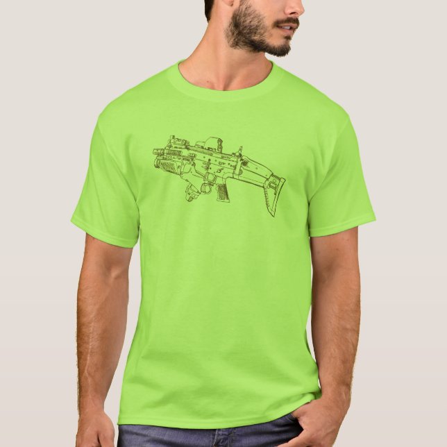FN-ÄRR MK16 MOD0 T-SHIRT (Framsida)