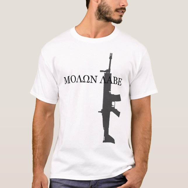 FN-ÄRR MK 16 - MOLON LABE T-SHIRT (Framsida)