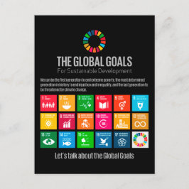 FN:s globala mål SDG 2030 Vykort