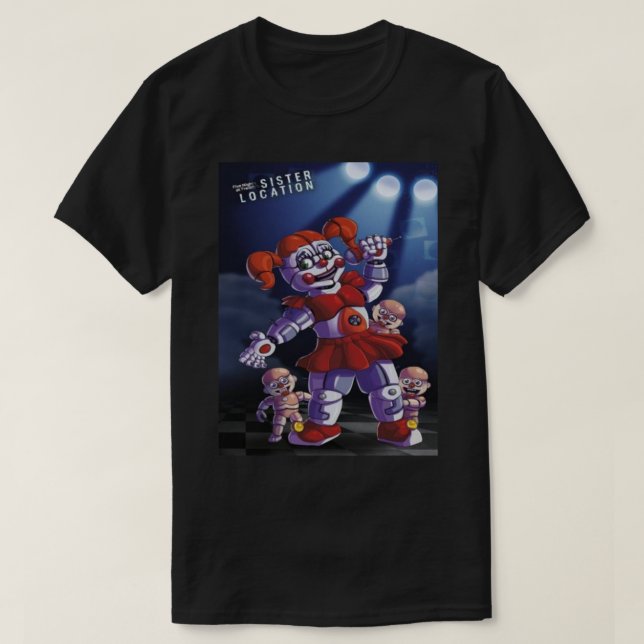 Fnaf-säkerhetsbrott 14 t shirt (Design framsida)