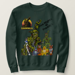 FnAf Style drawing Lång Ärmad Tröja