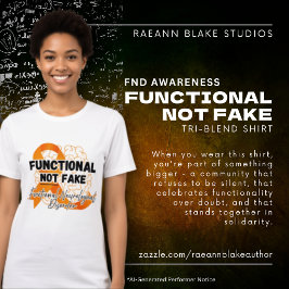 FND Medvetenhet Funktionell Inte Fake Tri-Blend Tr T Shirt