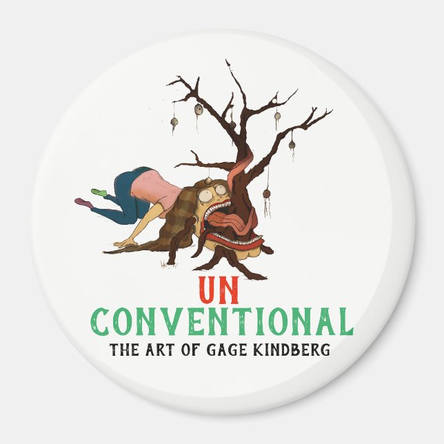 "FNkonventionell" julgranar Magnet (Framsidan)