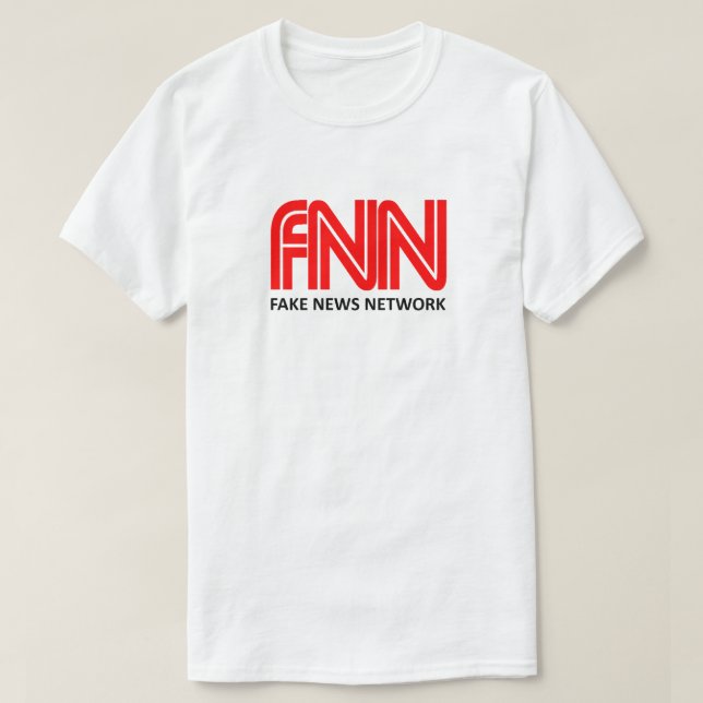FNN Fake News Network T Shirt (Design framsida)