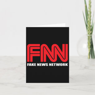 Fnn Logotyp Fake News Network Funny Trump Kort