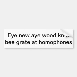 Fnurraspisgaller på Homophonesbildekalet Bildekal