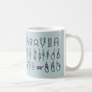 Fnurror hitching som är säker, ties, kaffemugg