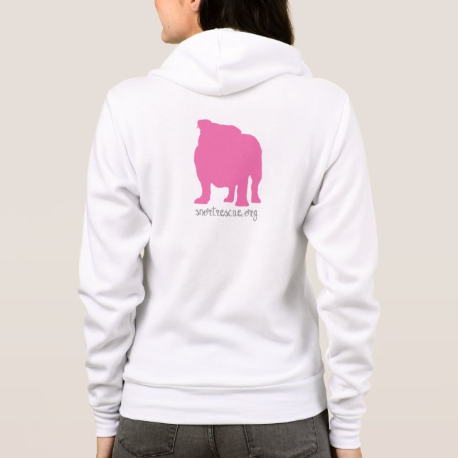 FNYSA rosaöversittarehoodien Tee (Baksida)