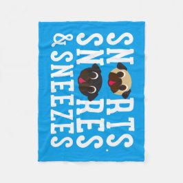 Fnyser, snarkar & nysar mopsullfilten fleecefilt